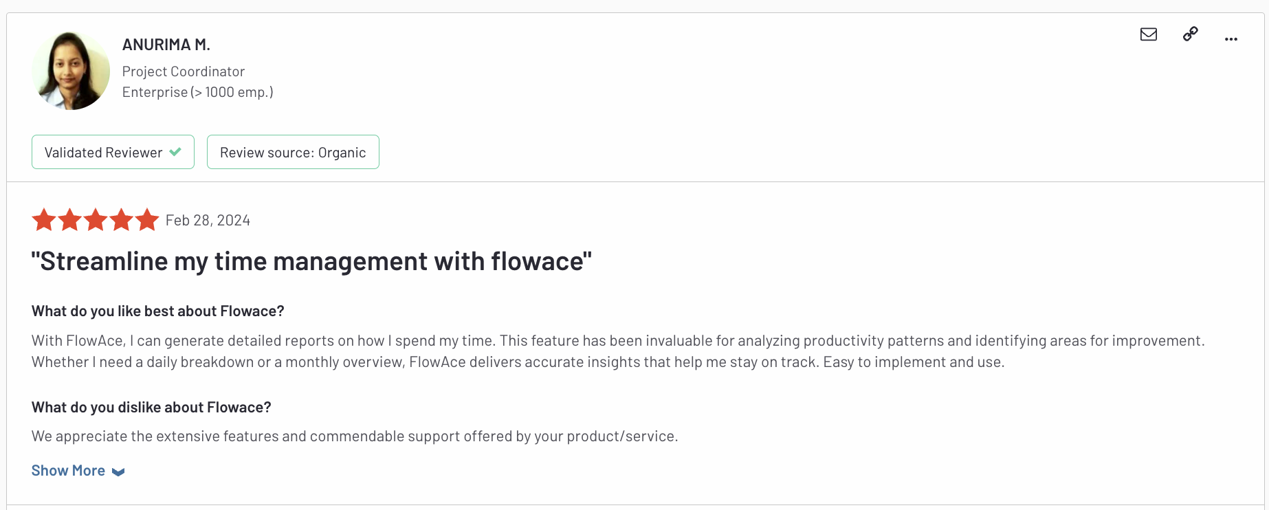 Streamline my time management with flowace
